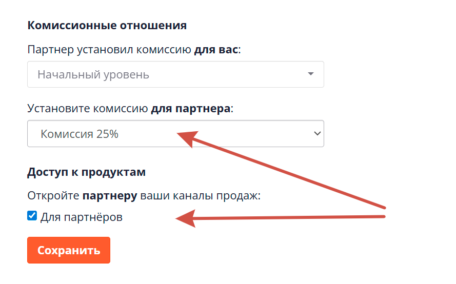 Комиссионные правила и канал продаж